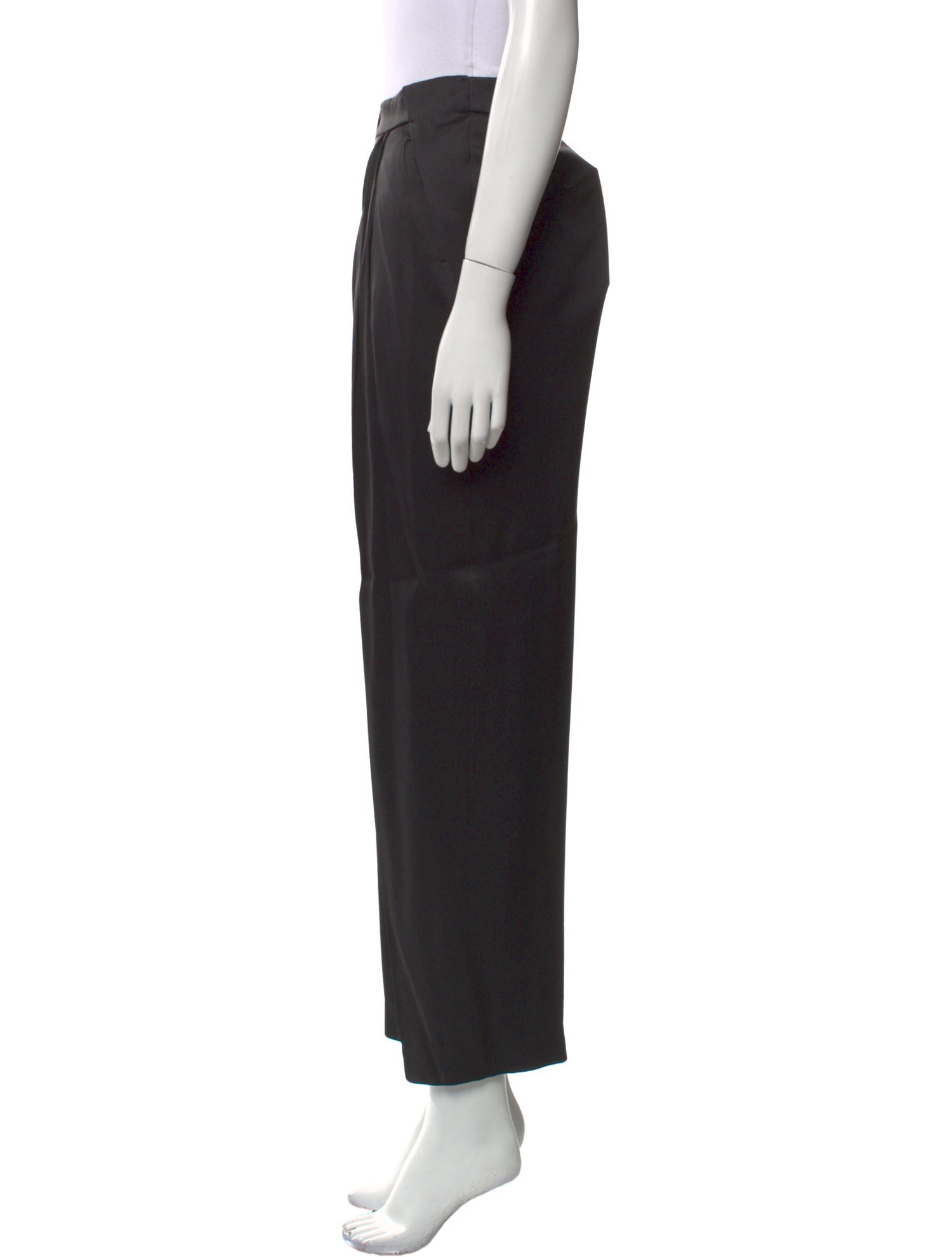 Giorgio Armani Silk Straight Leg Pants